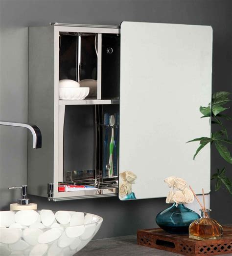 Stainless Steel Bathroom Sliding Door Cabinet